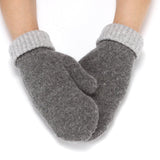 Bicolor Knitted Mitten - Yorkn Inc✅