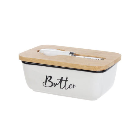 Butter Dish With Lid And Knife - By Boat - Yorkn Inc✅