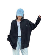 Button Cardigan Bomber Jacket - Yorkn Inc✅