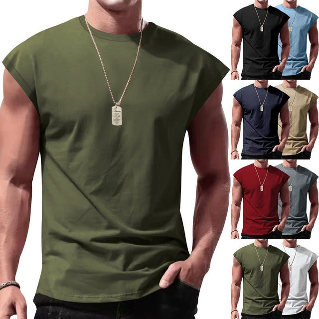 Casual Cap - sleeve Tank Top - Yorkn Inc✅