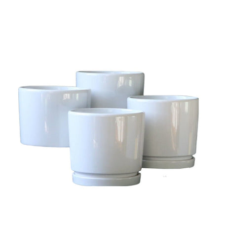 Ceramic Pot With Tray - Yorkn Inc✅