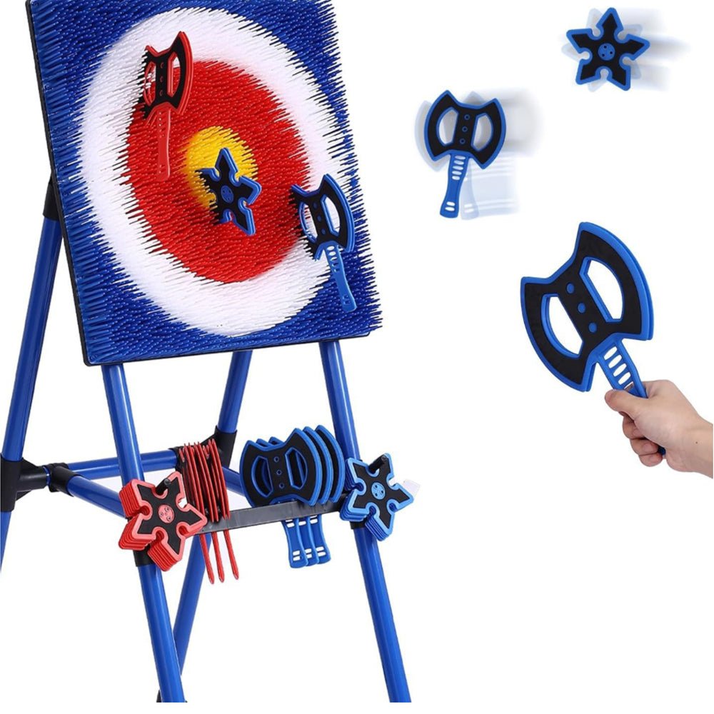 Children Axe & Star Dart Throwing Stand Game - Yorkn Inc✅
