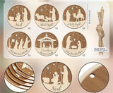 Christmas Nativity Scene Ornaments Kit - Yorkn Inc✅