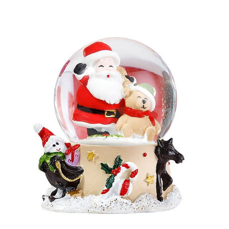 Christmas Snow Globe With Lights - Yorkn Inc✅