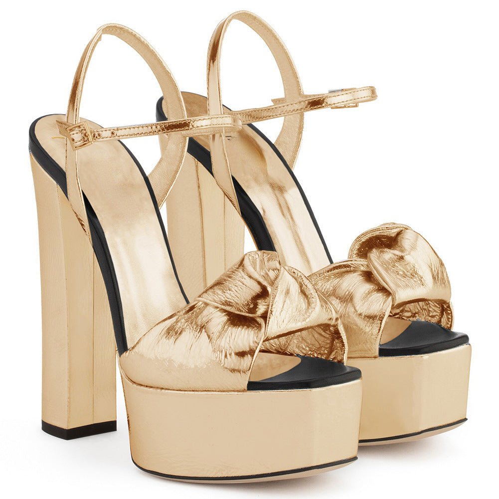 Chunky Platform Heel - Yorkn Inc✅