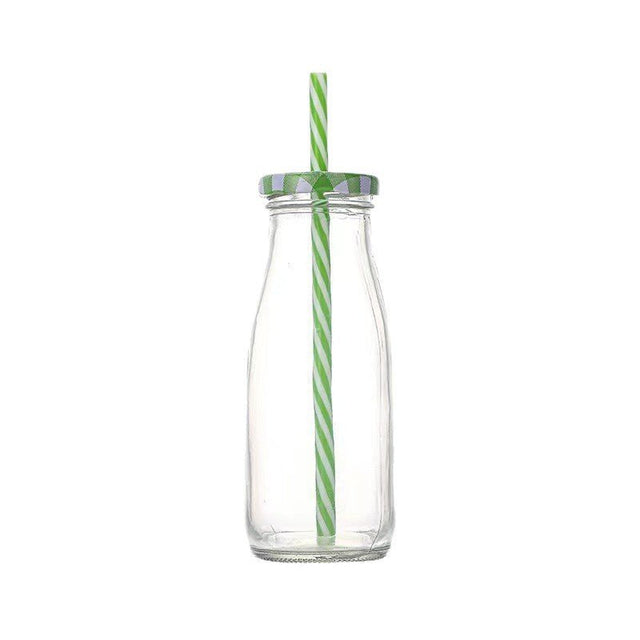 Clear Glass Milk Bottle - Yorkn Inc✅