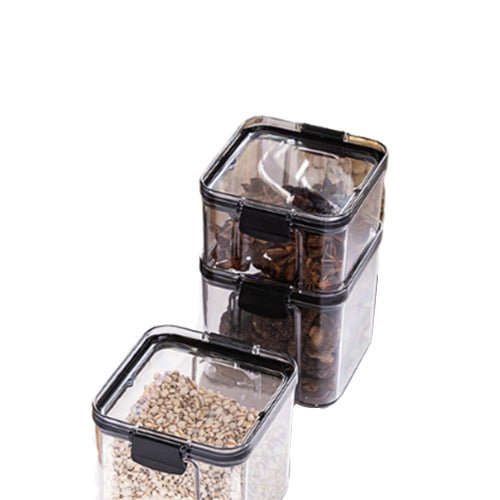 Clear Plastic Airtight Food Storage - Yorkn Inc✅