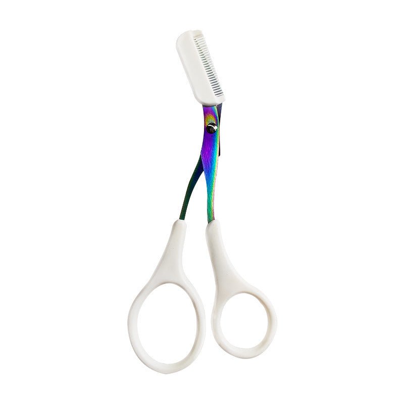 Colored Titanium Eyebrow Shear - Yorkn Inc✅
