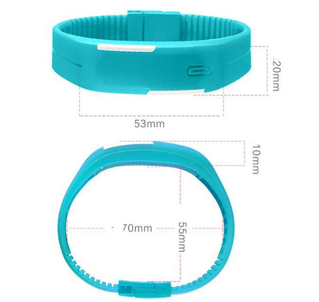 Colorful Silicone Strap Led Bracelet Watch - Yorkn Inc✅