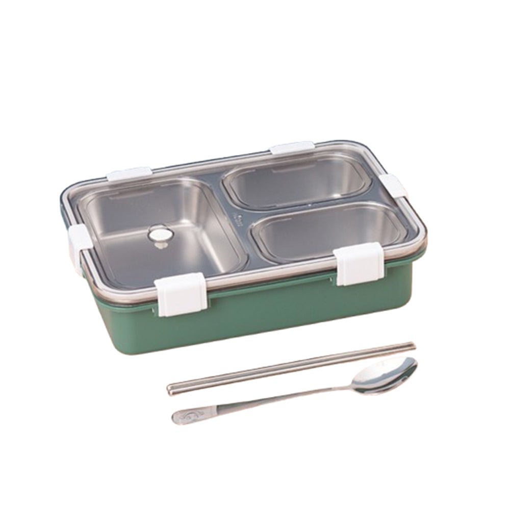 Compartment Bento Box With Utensil Set - Yorkn Inc✅