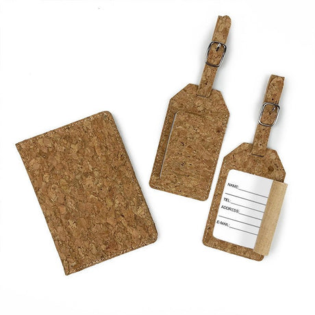 Cork Passport Holder Luggage Tag Set - Yorkn Inc✅