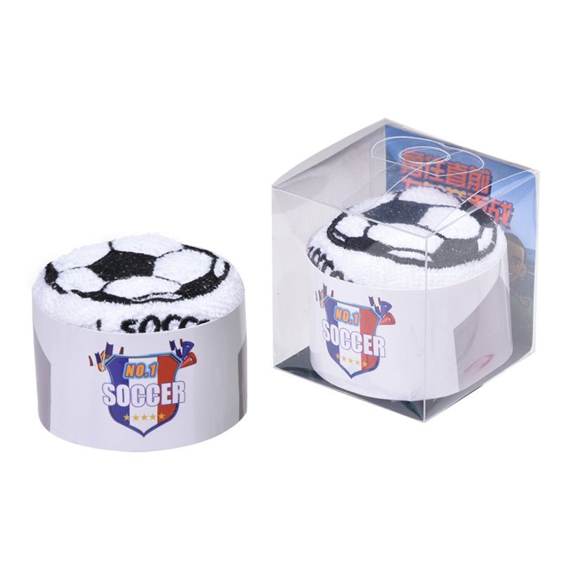 Cotton Soccer Shape Towel - Yorkn Inc✅