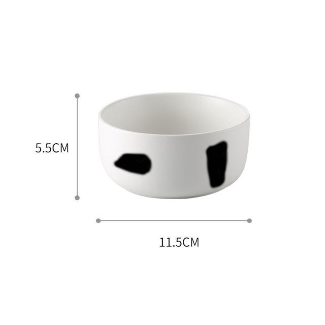Cow Print Ceramic Bowl - Yorkn Inc✅