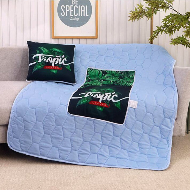 Custom Foldable Blanket & Cushion - Yorkn Inc✅