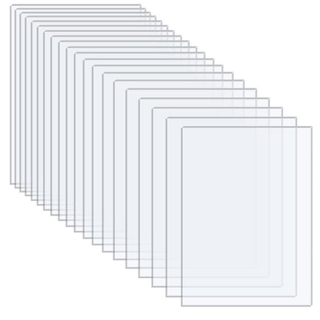 Custom Shape 4"x6" Clear Plastic - Yorkn Inc✅