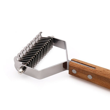 Dog & Cat Detangler Comb - Natural Wood Handle - Yorkn Inc✅