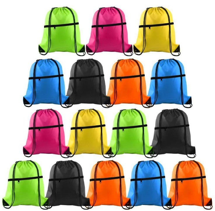 Drawstring Backpack String Sport Bag - Yorkn Inc✅