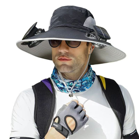Dual - fan Solar - charging Sun Hat For Summer Outdoor Use - Yorkn Inc✅