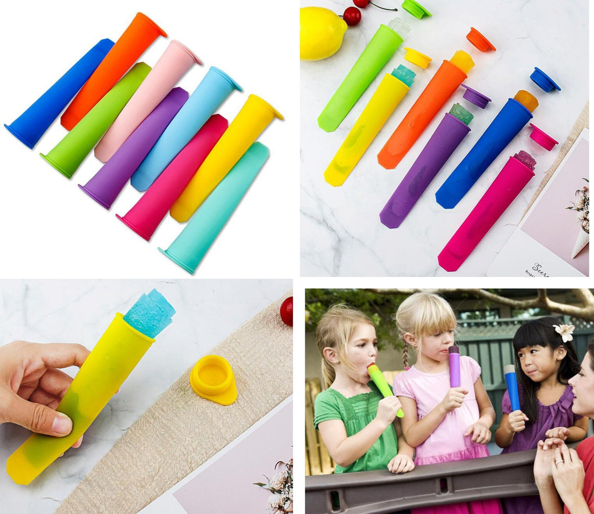 Durable Silicone Ice Pop Molds - Yorkn Inc✅