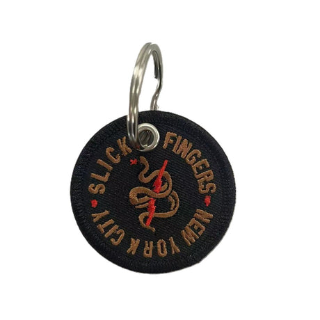 Embroidered Badge Key Chain 3in - Yorkn Inc✅