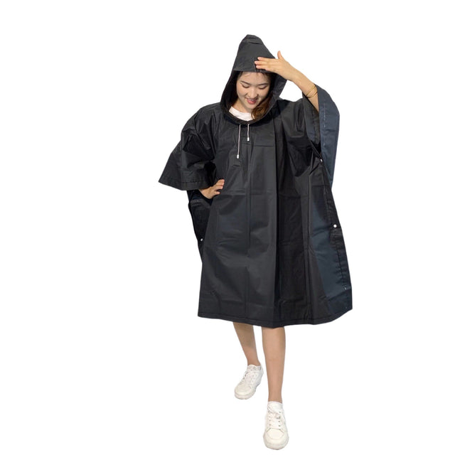 Eva Poncho Hooded Style Raincoat - Yorkn Inc✅