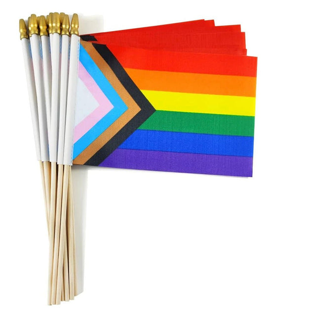 Flag With A Wooden Pole - Yorkn Inc✅