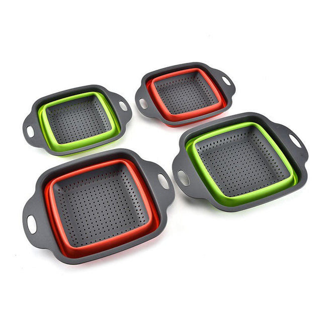 Folding Silicone Colander - Yorkn Inc✅