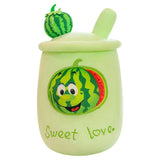 Fruit Cup Shape Plush Toy Pillow Decor - Yorkn Inc✅