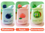 Fruit Cup Shape Plush Toy Pillow Decor - Yorkn Inc✅
