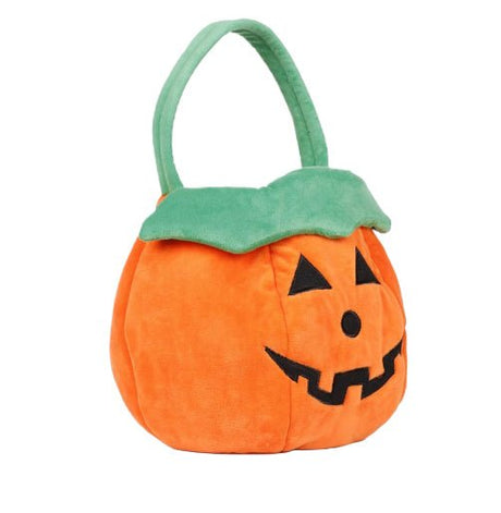 Halloween Pumpkin Plush Tote Bucket - Yorkn Inc✅