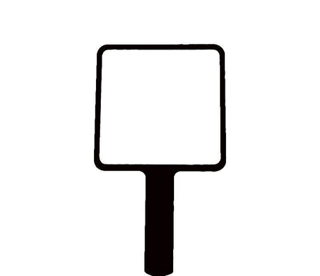 Hand Held Paddle Mirror - Yorkn Inc✅