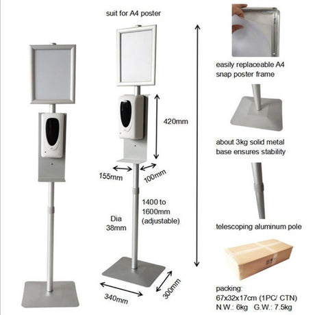Hand Sanitizer Stands - By Boat - Yorkn Inc✅