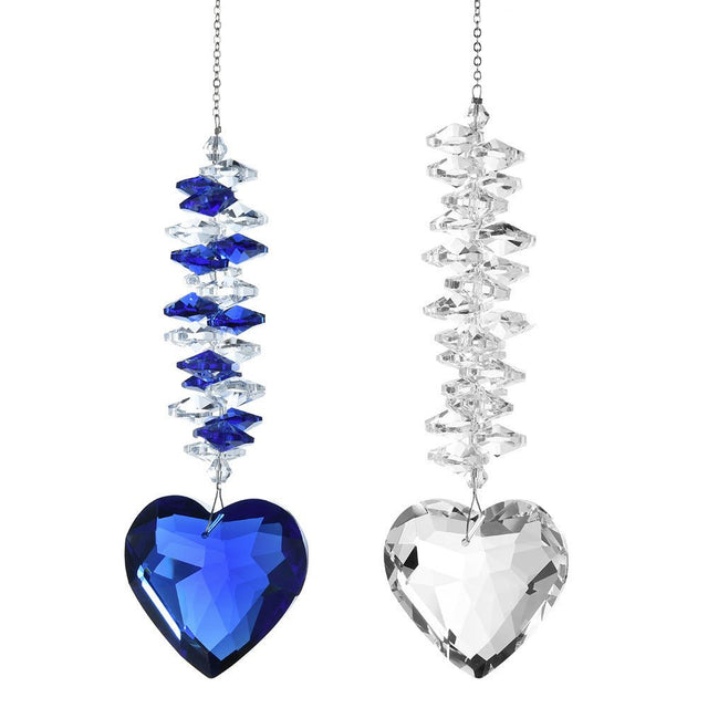 Heart Crystal Prism Pendant - Yorkn Inc✅