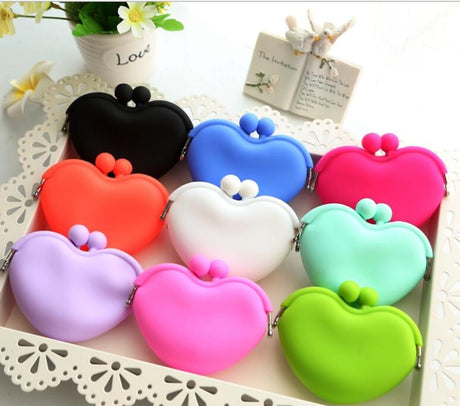 Heart Shape Silicone Purse - Yorkn Inc✅