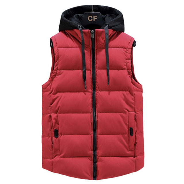 Hooded Sleeveless Quilted Vest - Yorkn Inc✅