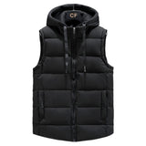 Hooded Sleeveless Quilted Vest - Yorkn Inc✅