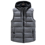 Hooded Sleeveless Quilted Vest - Yorkn Inc✅