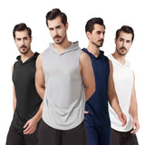 Hooded Workout Tank Top - Yorkn Inc✅