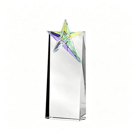 Iridescent Five-pointed Star Crystal Trophy - Yorkn Inc✅