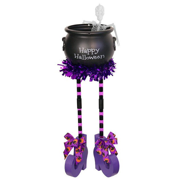 Large Witches Legs Candy Cauldron - Yorkn Inc✅
