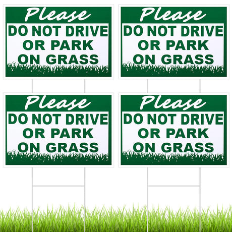 Lawn Bag Sign Doule Side Printed - Yorkn Inc✅