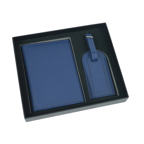 Leather Passport Clip Luggage Tag Set - Yorkn Inc✅