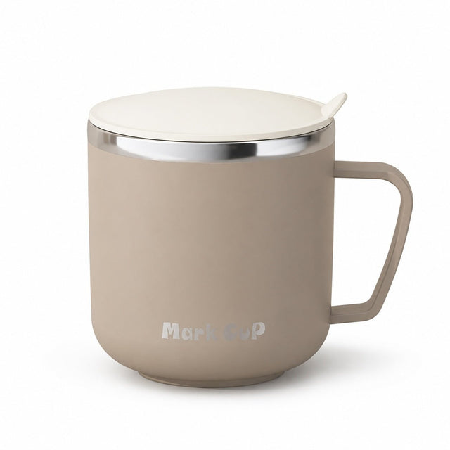 Lightweight 304 Stainless Steel Mug With Lid - Yorkn Inc✅