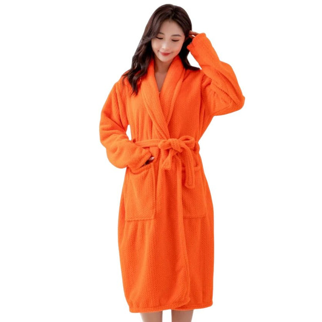 Long Full - length Water - absorbent Robe For Home, Hotel & Spa - Yorkn Inc✅