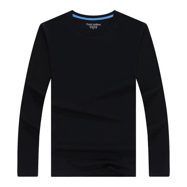 Long Sleeve Round Collar T-shirt - Yorkn Inc✅