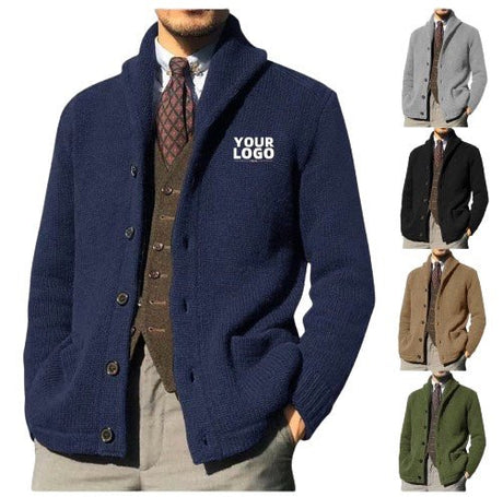 Long Sleeve Shawl Collar Cardigan - Yorkn Inc✅