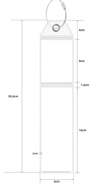 Luggage Tag And Business Card Slot - Yorkn Inc✅