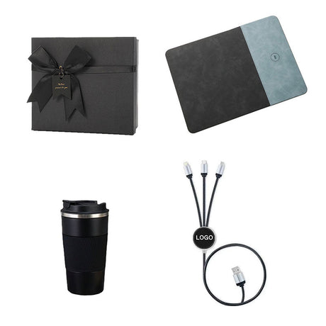Mouse Pad 380ml Tumbler & 3 - in - 1 Cable Gift Set - Yorkn Inc✅