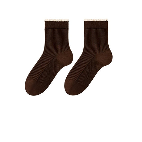 Mulberry Silk Wool Mid Tube Socks - Yorkn Inc✅