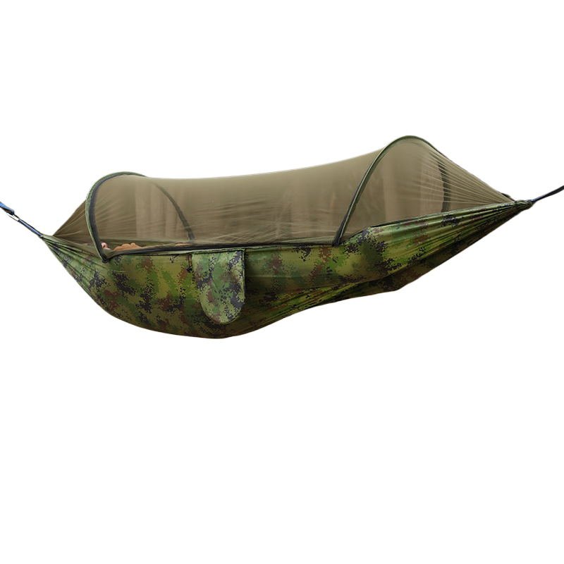 Nylon Hammock With Mosquito Net - Yorkn Inc✅